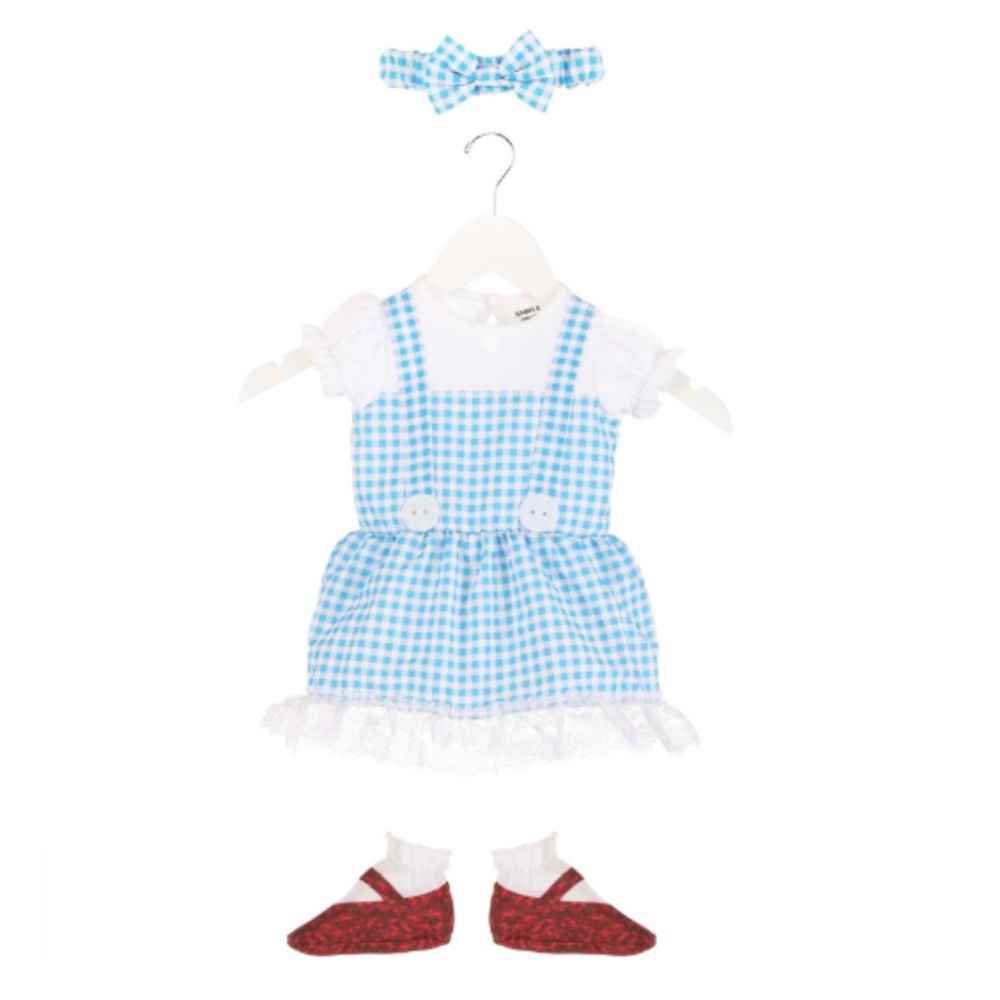 NWT [Halloween Costumes) Dorothy Wizard of Oz Dress, Ruby Slippers & Headband - Picture 3 of 8